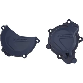 Ochranné kryty spojky a zapalování POLISPORT modré HUSQVARNA TC 125 2016-2018