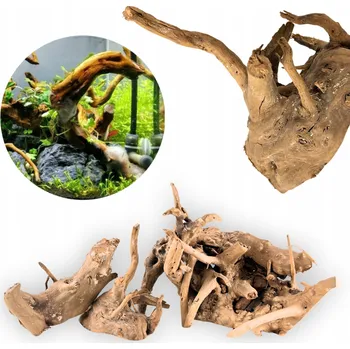 Dekorace do akvária KOŘEN DO AKVÁRIA RED MOOR PAŘEZ BAŽINNÝ 20-30CM PEVNÝ A MASIVNÍ