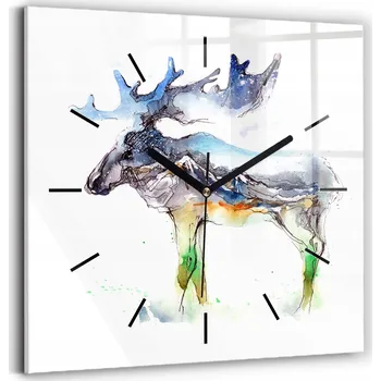 Hodiny Nástěnné hodiny Wallfluent modré 30 cm