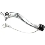 Brzdový pedál MOTION STUFF 83P-0921002 silver body, black steel fixed tip Pevný hrot z oceli KTM EXC 125 2017-2019