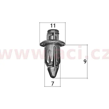 plastový nýtek (sada 10 ks) 71174Z