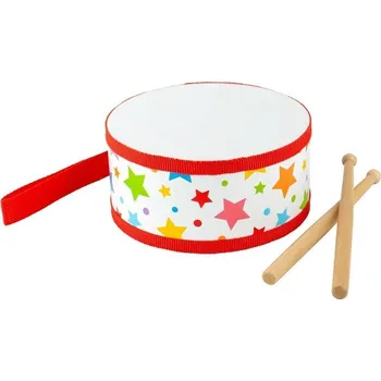 Hudební nástroj pro děti Bigjigs Toys Dřevěný bubínek hvězdičky
