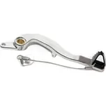 Brzdový pedál MOTION STUFF 83P-0621002 silver body, black steel fixed tip Pevný hrot z oceli YAMAHA WR 450 F 2012-2020