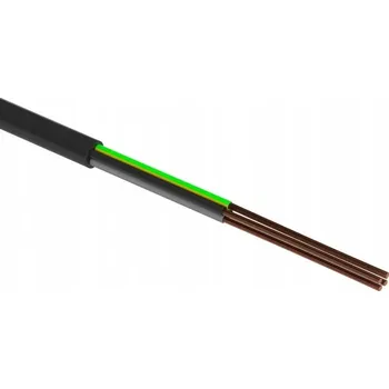 elektrický kabel Kabel OWY 4x2,5 H05VV-F 4G2,5 dílenský gumový 300/500V, 1 metr