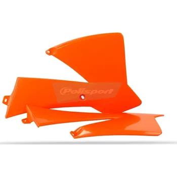 Spoilery chladiče POLISPORT 8429500001 (pár) oranžová KTM 8429500001