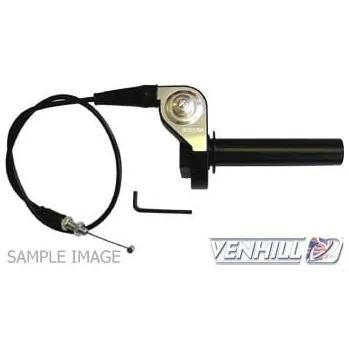 Plynová rukojeť (rychlopal) 600A Venhill Y01-4-043/9 včetně lanka YAMAHA YZF-R6 2008-2016