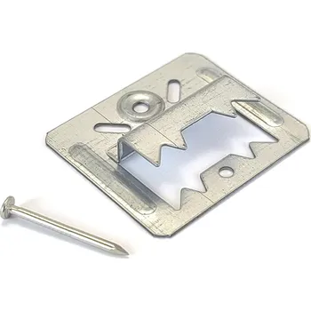 Nábytkové kování Železná úchytka na palubky 7 mm ZESÍLENÁ (100ks), vč. hřebíčků, v krabici - ISPAS