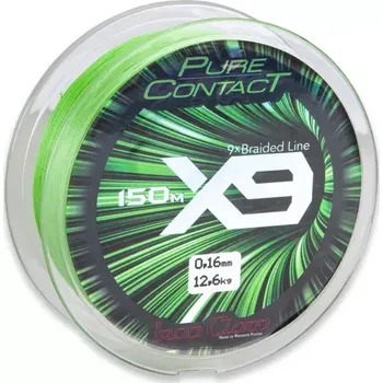 Iron Claw šňůra Pure Contact X9 0,10mm 150m zelená