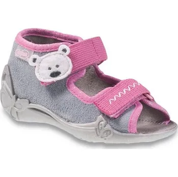 Dívčí bačkory Dívčí bačkůrky BEFADO PAPI 242P073 - méďa Velikost: 18