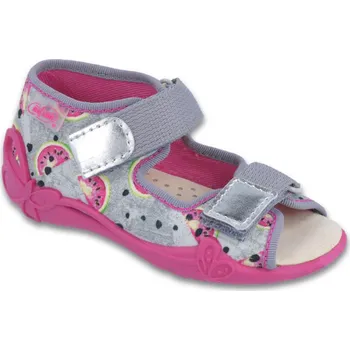 Dívčí bačkory Dívčí bačkůrky BEFADO PAPI 242P080 - kožená stélka Velikost: 18