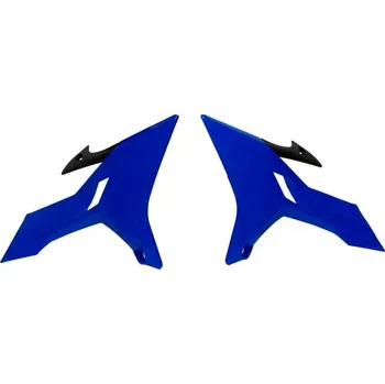 Kryty chladiče RACETECH Neon Yellow/Blue Yamaha YZ125/250 R-CVYZ0BL0016