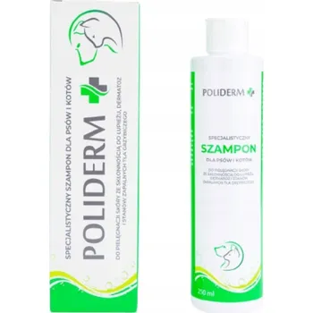 Kosmetika pro psa Šampon pro kočky pro psy Poliderm 250 ml 200 g