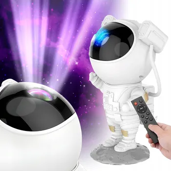 Noční světlo PROJEKTOR NOČNÍ OBLOHY ASTRONAUT NOČNÍ LAMPA PROJEKTOR NEBE PRO DĚTI LED DÁLKOVÉ OVLÁDÁNÍ
