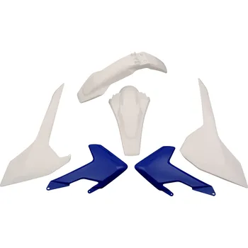 sada plastů Husqvarna, RTECH (modro-bílá, 4 díly) HUSQVARNA FE 450 2017-2019