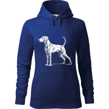 Dámská mikina Mikina - Výmarský ohař 2 Barva: Královská modrá (05), Velikost: XXL, Střih: Dámské