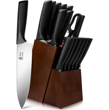 Kuchyňský nůž DDF iohEF Sada 16ks nožů se stojanem Nerez ocel/G10 DDF iohEF