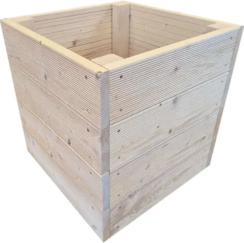 Vyvýšený záhon Vyvýšený záhon zahradní 50 x 50 x 50 cm Severské borovice/smrk (vroubky)