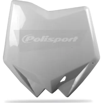 POLISPORT Přední poznávací značka Husqvarna bílá HUSQVARNA TC 250 2005-2011