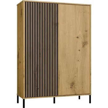 Vinotéka Vitrína KAMARO 2DD 103,5 cm dub artisan