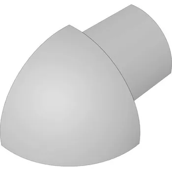 Podlahová lišta NOVÁK Koncovka k ukončovací liště PVC šedá 10x10 AAPU 1038-YB/V