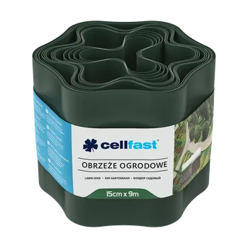 Zahradní obrubník Okraj zahradního trávníku 15 cm 9 m [tmavě zelený]