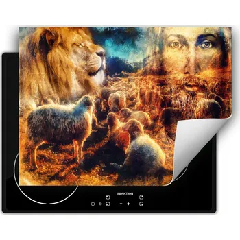 Obraz Ochranná podložka pod indukční varnou desku dekorativní rolovací do kuchyně potisk 80x52 wm0146