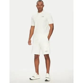Pánské kraťasy EA7 Emporio Armani Sportovní kraťasy 7M000196 AF13554 U0005 Bílá Regular Fit M