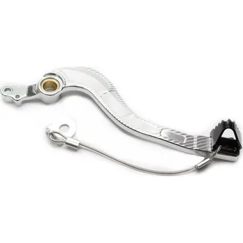 Brzdový pedál MOTION STUFF 83P-0081002 silver body, black steel fixed tip Pevný hrot z oceli 2H895700