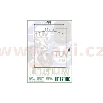 Filtr pro motocykl OLEJOVÝ FILTR RACE HD BLK HARLEY DAVIDSON FXLR Low Rider Custom 1340 1987-1994