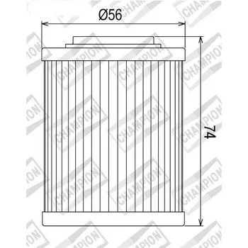 Filtr pro motocykl Olejový filtr CHAMPION COF052 100609585 APRILIA SL 1000 Falco 2000-2003