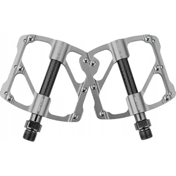 Pedál na kolo Platformové pedály GUB GC070 stříbrné