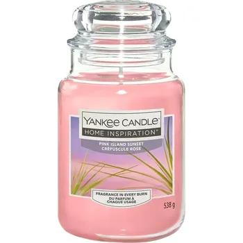 Svíčka Yankee Candle Vonná svíčka Pink Island Sunset, vůně citrusů, melounu a borůvky, 538 g&nbsp;29457