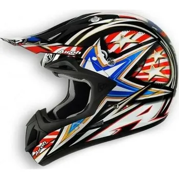 Auto-moto Přilba Airoh Jumper MX - červeno-modrá (velikost M) AIJIW17-M