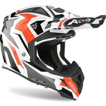 Helma na motorku přilba AVIATOR ACE Swoop, AIROH (oranžová, vel. XL) 2023 (Velikost: XS) AVASW32