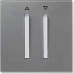 Kryt vypínače žaluziového kolébkového ABB Neo Tech 3559M-A00662 73 ocelová / titanová