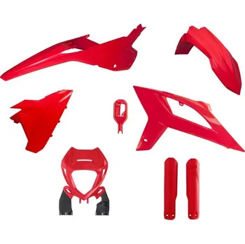 sada plastů Beta, RTECH (červená, 6 dílů vč. masky a krytů vidlic) BETA RR 480 Racing 4T 2020-2025
