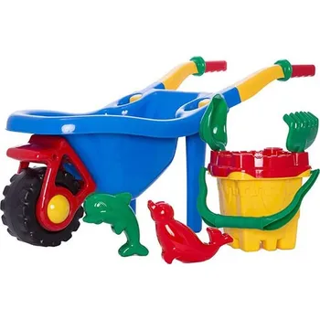 Hračka na písek Kolečko dětské plastové na zahradu s kompletem na písek