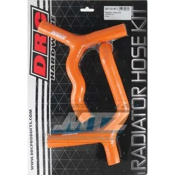 Hadice chladiče DRC RADIATOR HOSE KIT - DRC D47-01-817 - KTM 85SX / 04-12 - oranžové (sada 2ks) DF4701817