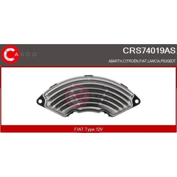 Ventilátor topení a klimatizace Odpor, vnitřní tlakový ventilátor CASCO CRS74019AS
