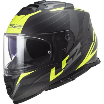 Helma na motorku LS2 FF800 STORM NERVE MATT BLACK H-V YELLOW (Velikost: L) 108002060-MASTER