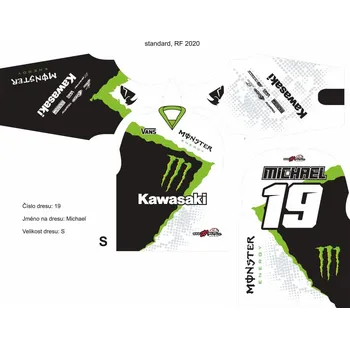Moto dres Dres na zakázku Motokros, Enduro, MTB, BMX, DH, 90 2H1118772