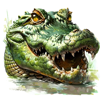 Nášivka NAŽEHLOVAČKA - Krokodýl Milovník