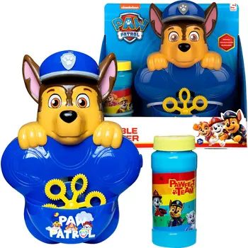 Sambro Tlapková Patrola - Stroj na bubliny s kapalinou Pistole na mýdlové bubliny + kapalina 100 ml Chase