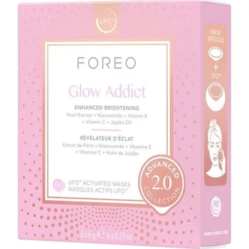 Pleťová maska Foreo Pece-o-oblicej Osetreni-maskouGlow Addict 2.0Podložky pod masku UFO 6 ml ()
