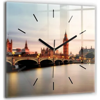 Hodiny Nástěnné hodiny Wallfluent hnědé 60 cm