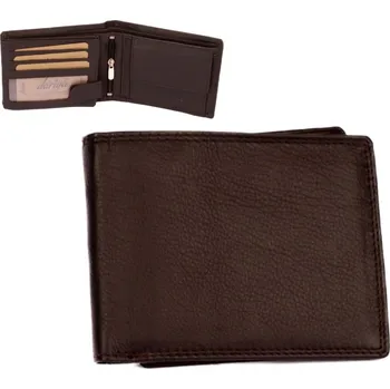 Peněženka Dariya bags Pánská peněženka kožená tmavě hnědá