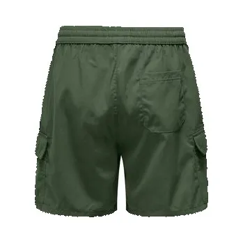 Pánské kraťasy Only & Sons Sportovní kraťasy Kal 22034462 Zelená Slim Fit M