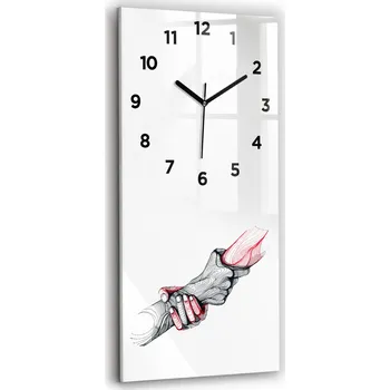 Hodiny Nástěnné hodiny Wallfluent černé 30 cm