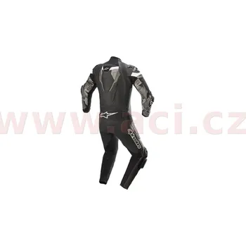 Moto kombinéza jednodílná kombinéza ATEM V4, ALPINESTARS (černá/šedá/bílá, vel. 56) (Velikost: 48) 3156520-1004