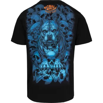 Pánské tričko PitBull West Coast - pánské triko GUARDIAN ANGEL černé S